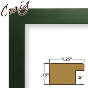   Frame / Poster Frame 1.25 Wide Complete Green Colori Smooth Frame