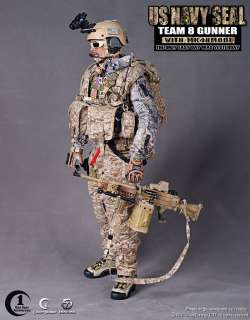 Crazy Dummy US Navy Seal Team 8 Gunner with MK48 Mod1  