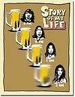 SOML Story of my Life Beer Goggles Funny Humor Tin Metal Sign NEW