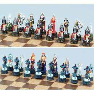    Fame 7697 Norse Justice vs Evil Chess Set Pieces: Toys & Games