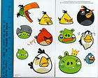 ANGRY BIRDS wall stickers 12 decals room decor scrapbooking self stick 