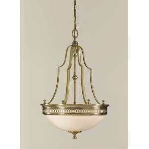   South Haven 3 Light Foyer Light In Aged Brass: Kitchen & Dining