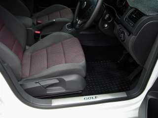 VW GOLF 5 MK5 GTI Door Sills Polished STEEL Sill Plates  