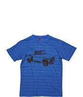 Charlie Rocket Double Sided Truck Tee With Mini Stripe (Toddler/Little 