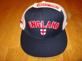 ENGLAND Snapback Hat FAST S&H English Premier League  