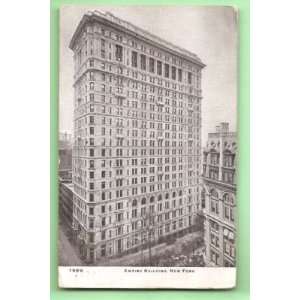   Vintage Postcard Empire Building New York City 1908 