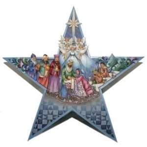  Jim Shore Christmas Nativity Plaque Bethlehems Star 