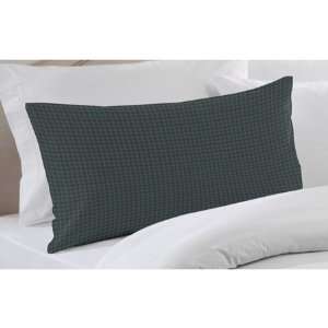  Dark Green And Blue Checks, Fabric Pillow Cover 21 X 27 In 
