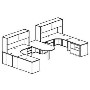   Modular Workstation, Two Person Office Workstation