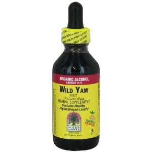  Natures Answer Wild Yam Root Organic Alcohol 2 oz Health 