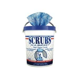  SCRUBS Hand Cleaner Towels   6 Buckets per Case, 72 Count Bucket 