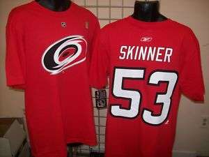 Carolina Hurricanes Jeff Skinner Red T Shirt sz XL  