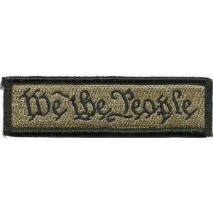    We The People   Tactical Morale Patch   Coyote Tan 