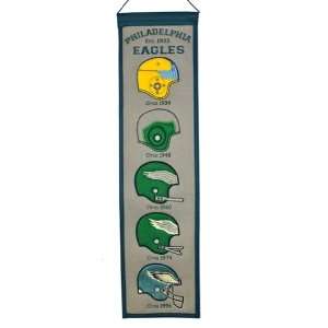  Philadelphia Eagles Heritage Wool Banner: Sports 