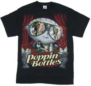 Poppin Bottles   Stewie   Family Guy T shirt  