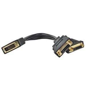  12 DVI D (M) to Dual DVI D (F) Splitter Cable w/Gold 