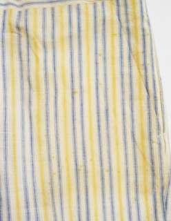   ralph lauren size 33 color white blue yellow fabric 100 % cotton year