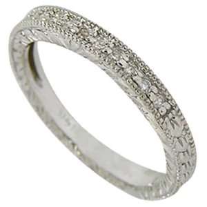  Platinum Diamond Wedding Band   5.5 DaCarli Jewelry