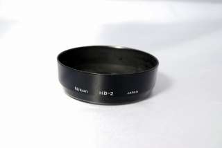 Nikon HB 2 lens hood for 35 105mm AF Nikkor Genuine beyonet  