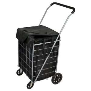 Pro Mart Shopping Cart with Rotating Wheels 