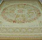 10x14 Hand woven Wool French Aubusson Flat Weave Rug~Brand New~Free 