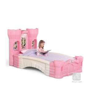 Step 2 Princess Palace Twin Bed 801000   DURABLE   PINK    NEW 
