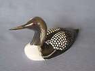 Hand carved Arctic Loon Decoy Wood Carving Robert Kelly