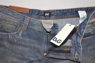 Authentic $420 Dolce & Gabbana D&G Blue Jeans US 32 EU 48  