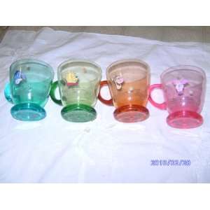   , Tigger, Piglet Sturdy Plastic Drinking Cups Mugs 