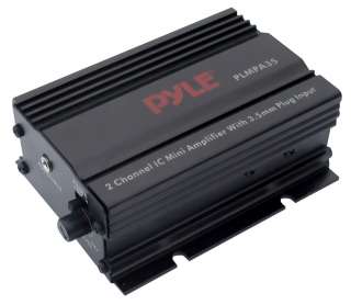 PYLE 2 Ch 300 Watt Mini Amplifier w/3.5mm Input PLMPA35  