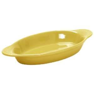  Colorcode Oval Gratin Dish 10 5/8   Honey Butter: Patio 