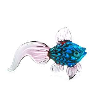   and Floyd Glass Menagerie Purple Tail Bubble Eye Fish