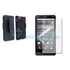   Black Case Holster Combo+LCD For Motorola Droid X X2 Accessory  
