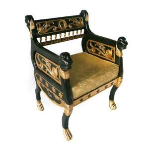   Replica Julius Caesars Royal Hand carved Throne Chair: Home & Kitchen