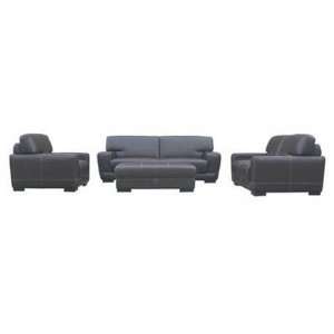    Modern Leather Sofa Loveseat and Club Chair 631