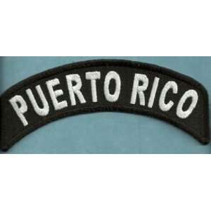 PUERTO RICO STATE ROCKER Quality NEW Biker Vest Patch!!