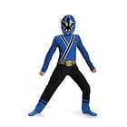 Power Rangers Blue Ranger Samurai Classic Child Costume Size 7 8 