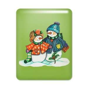  iPad Case Key Lime Christmas Snow Couple Snow Men 