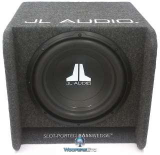 CP112W0v2   JL Audio 12 Slot Ported Basswedge Subwoofer Enclosure and 