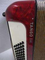RED Hohner Accordion TANGO IM Germany Made W/ Hard Case NO RES  