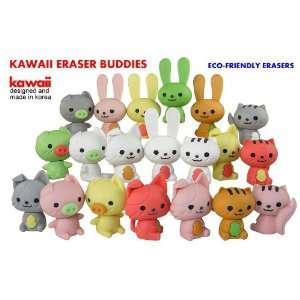  Kawaii Erasers 20 Pcs, Special Collection New 2012 Toys 