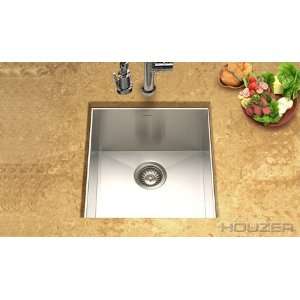 Houzer CTR 1700 Contempo Zero Radius Undermount Prep Kitchen Sink in