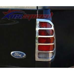    1997 2003 Ford F150 Chrome Tail Light Covers 2PC: Automotive