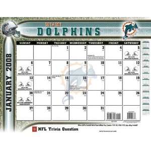  Miami Dolphins 2008 Desk Calendar: Sports & Outdoors