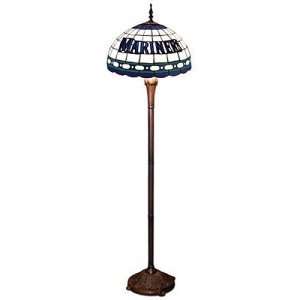 Seattle Mariners MLB Stained Glass Floor Lamp:  Sports 