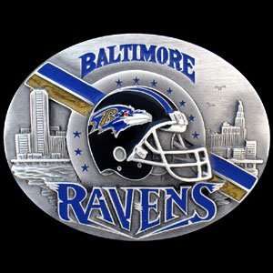  Baltimore Ravens Belt Buckle   NFL Football Fan Shop Sports Team 