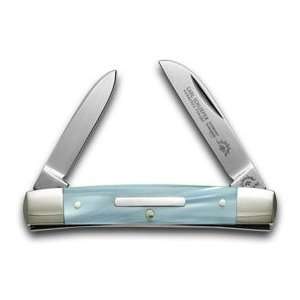   Light Blue Celluloid Congress Pocket Knife Knives