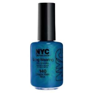 New York Color Long Wearing Nail Enamel, Empire State Blue, 0.45 Fluid 
