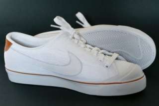 NEW NIKE All Court Twist Low Bronze Tan & White Tennis Sneaker Shoes 