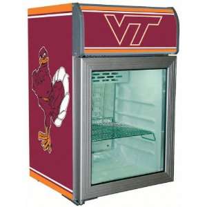   Virginia Tech Hokies Refrigerated Glass Door Cooler